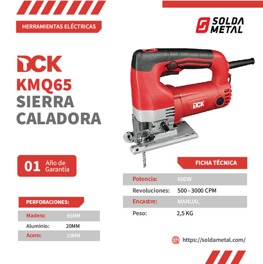 Sierra Caladora 600W KMQ65- DCK