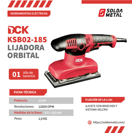Lijadora Orbital 1/3 pliego 220W KSB02-185- DCK
